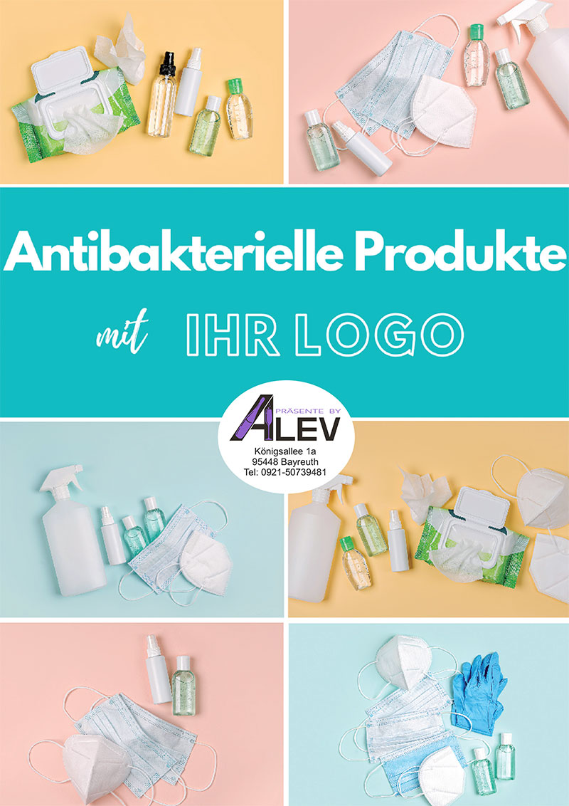 Alev Katalog mit antibakteriellen Produkten